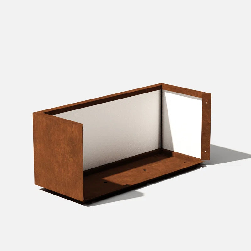 Corten Steel Series Long Box Planter