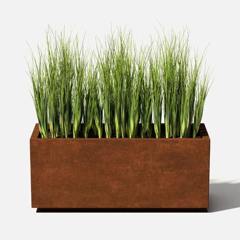 Corten Steel Series Long Box Planter