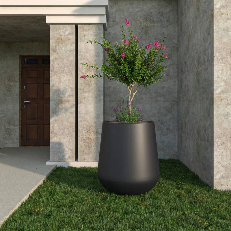 Weybright Round Fiberstone Planter
