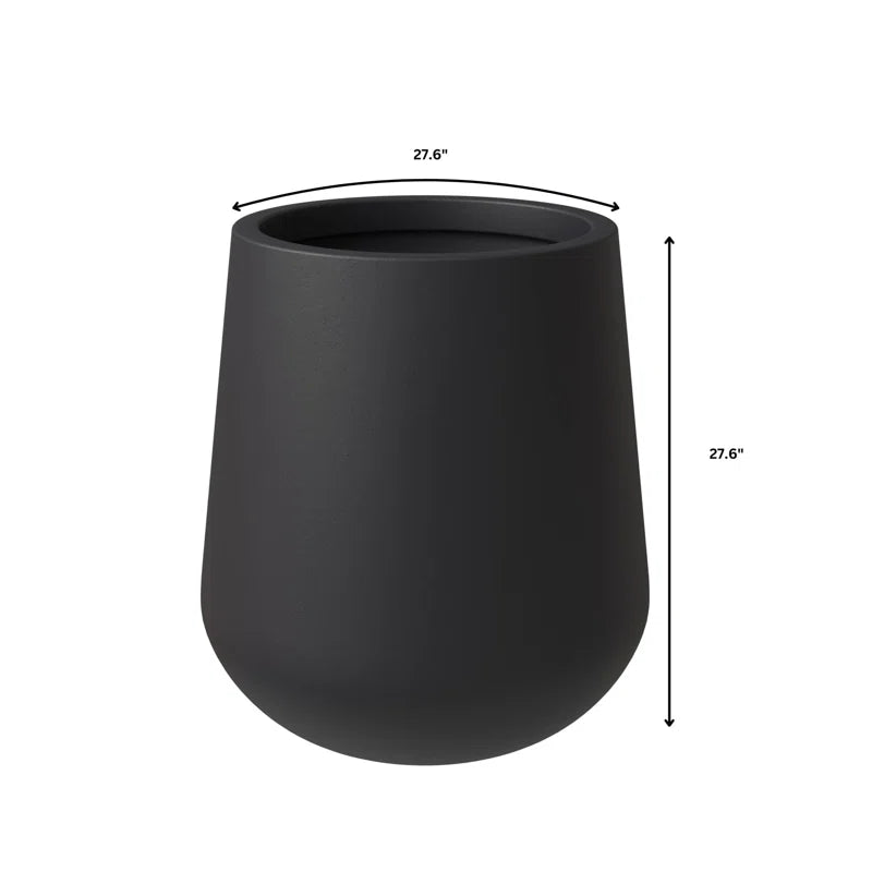 Weybright Round Fiberstone Planter