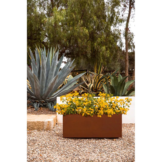 Corten Steel Series Long Box Planter